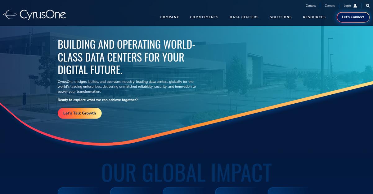 Cyrus One Homepage