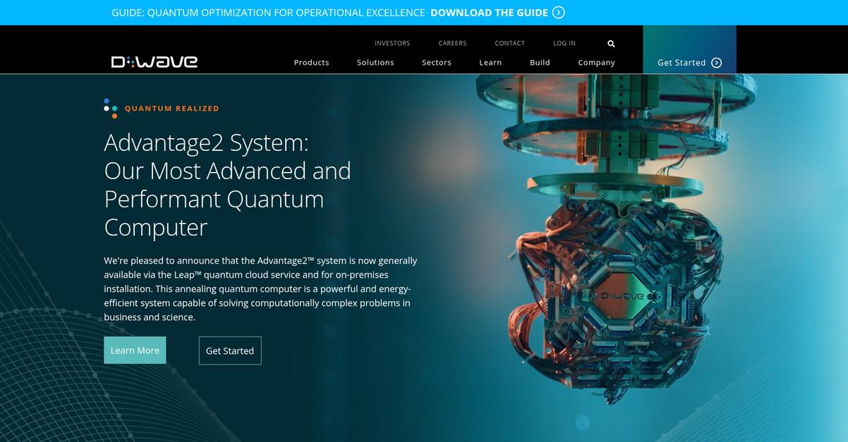 D Wave Systems Homepage