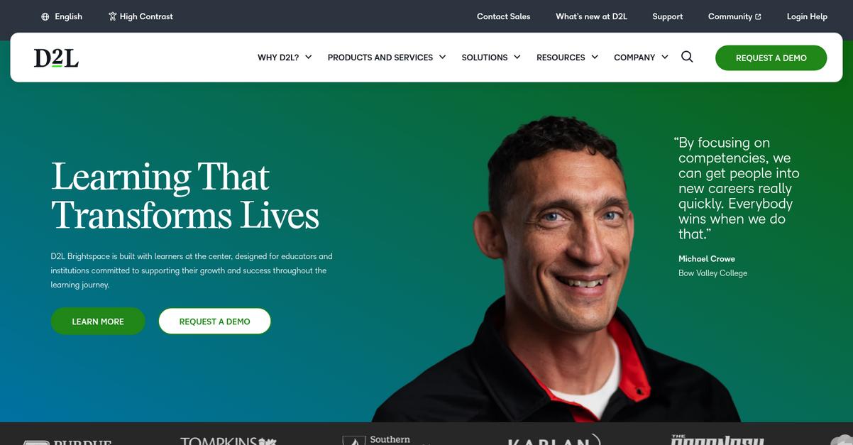 D2l Homepage