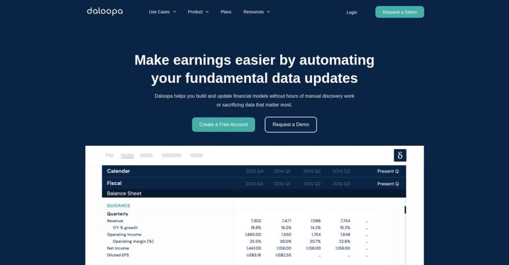 Daloopa Homepage