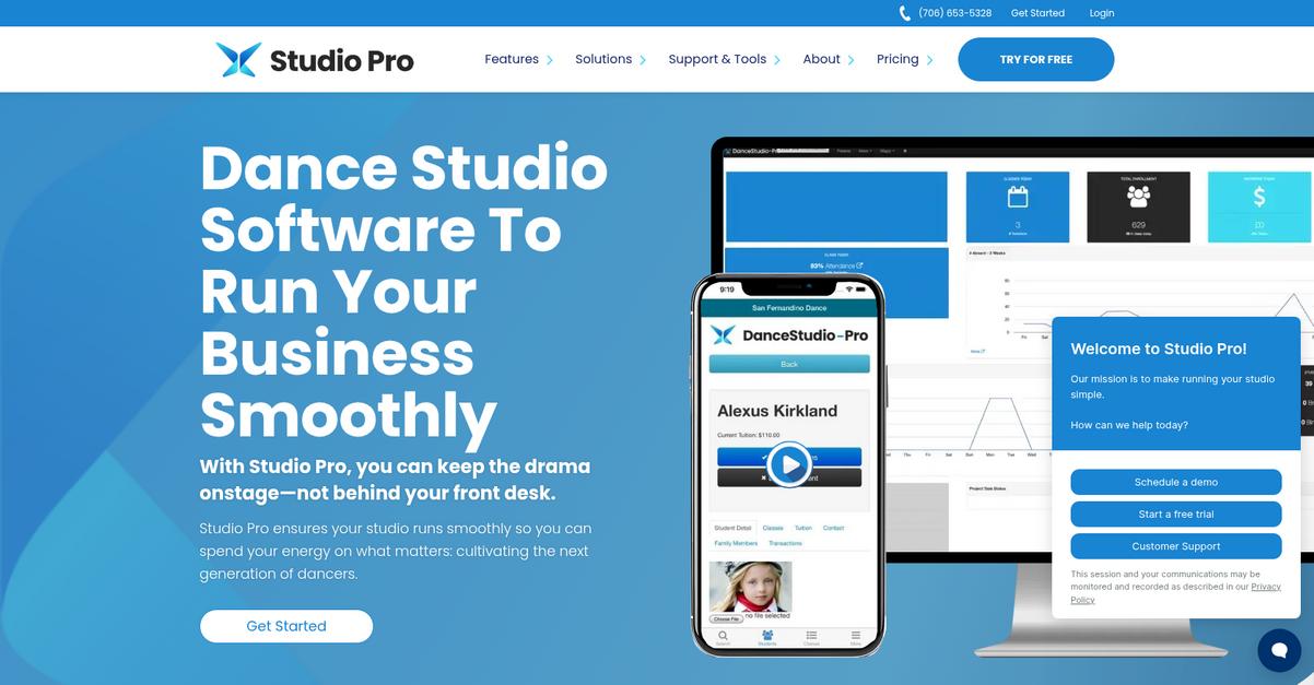 Dance Studio Pro Homepage
