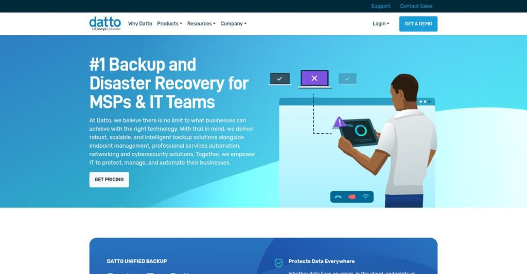 Datto Homepage