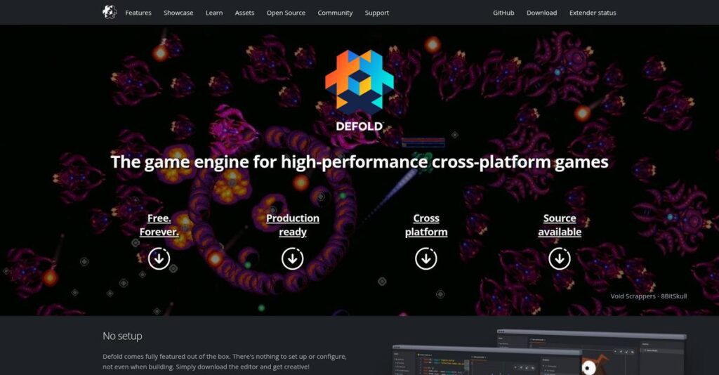 Defold Homepage
