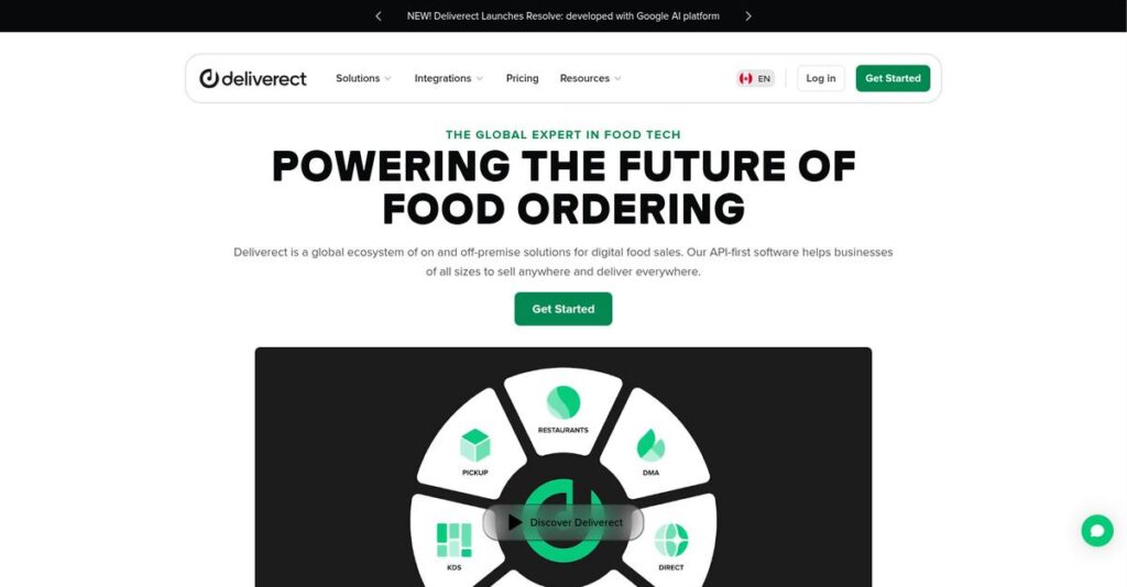 Deliverect Homepage