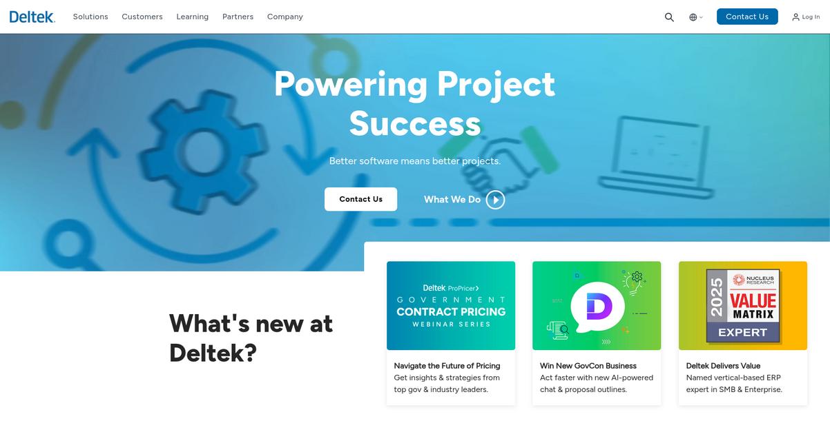 Deltek Homepage