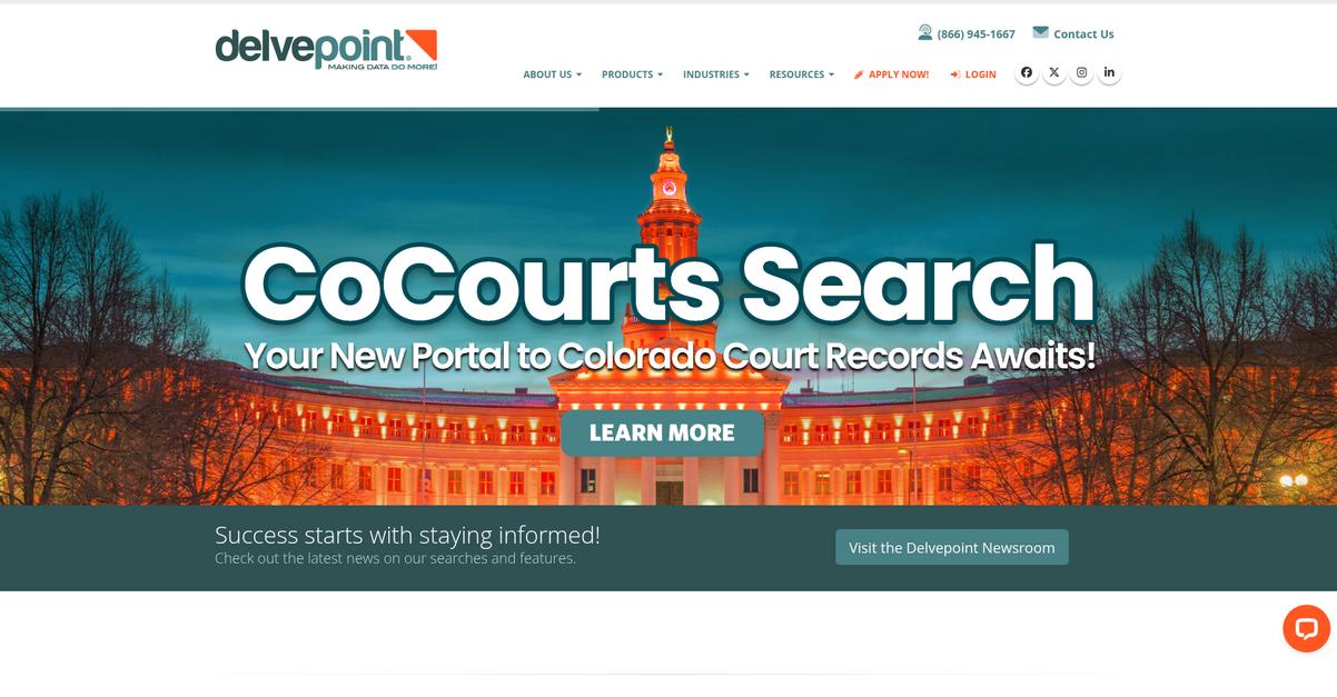Delvepoint Homepage