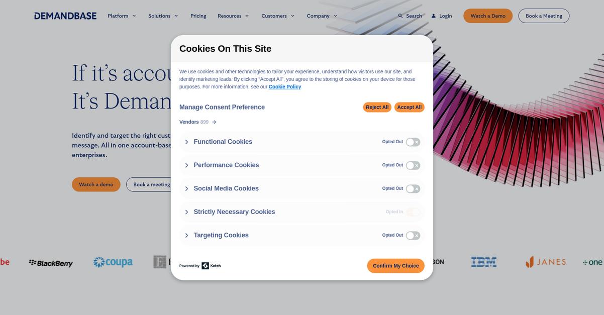 Demandbase Homepage
