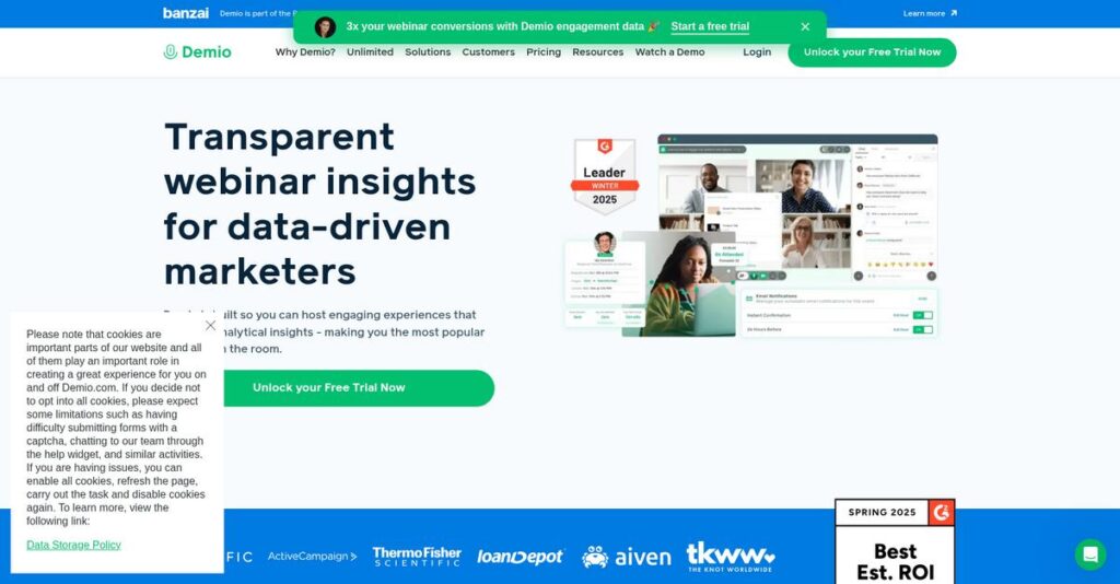 Demio Homepage