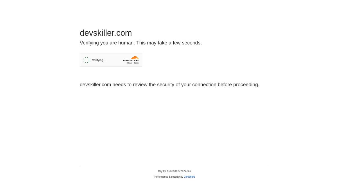 Dev Skiller Homepage