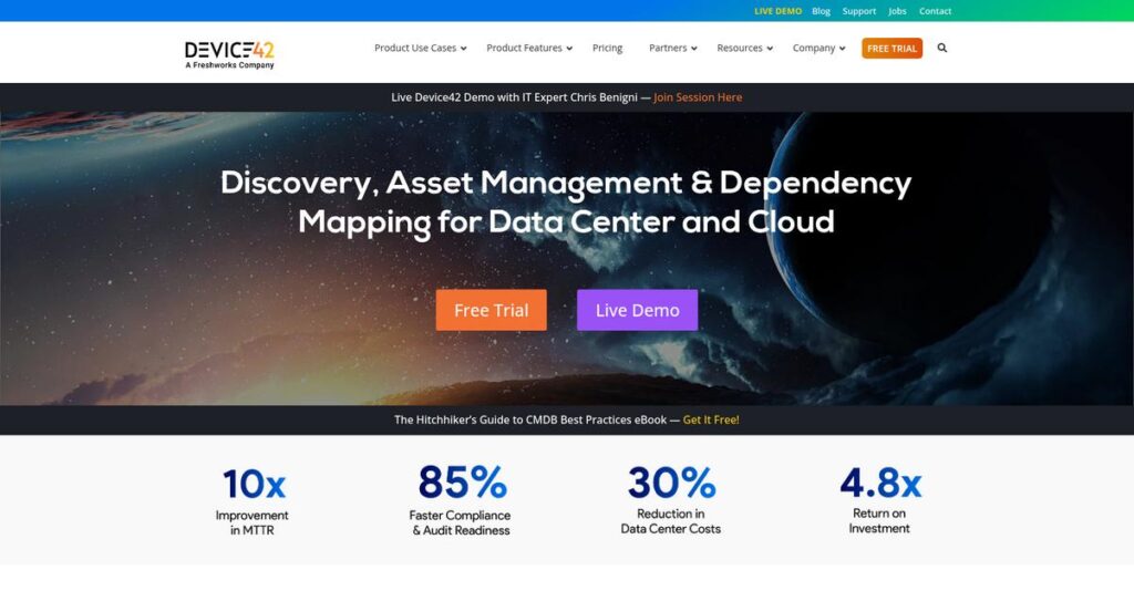 Device42 Homepage