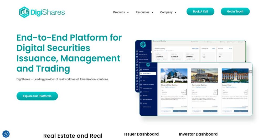 DigiShares Homepage