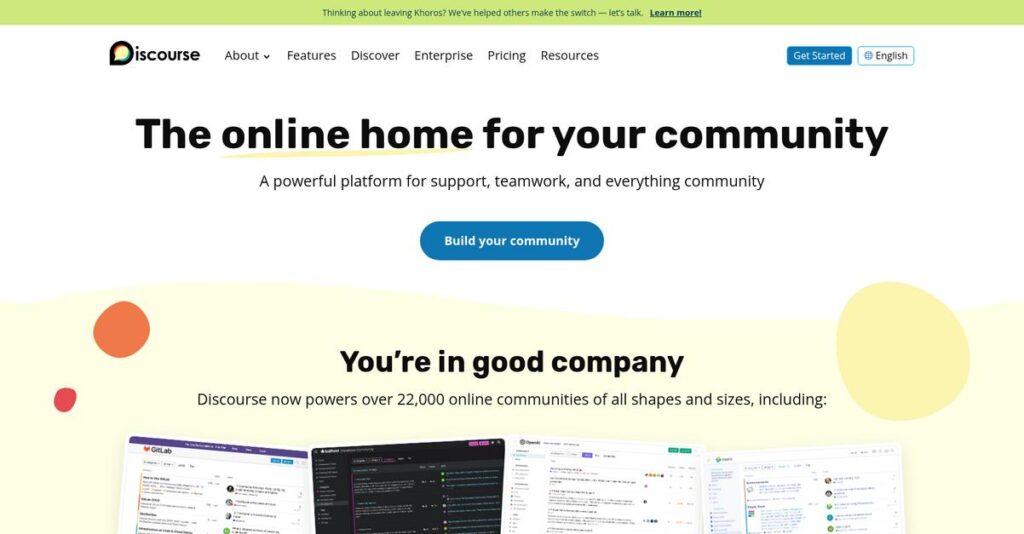Discourse Homepage