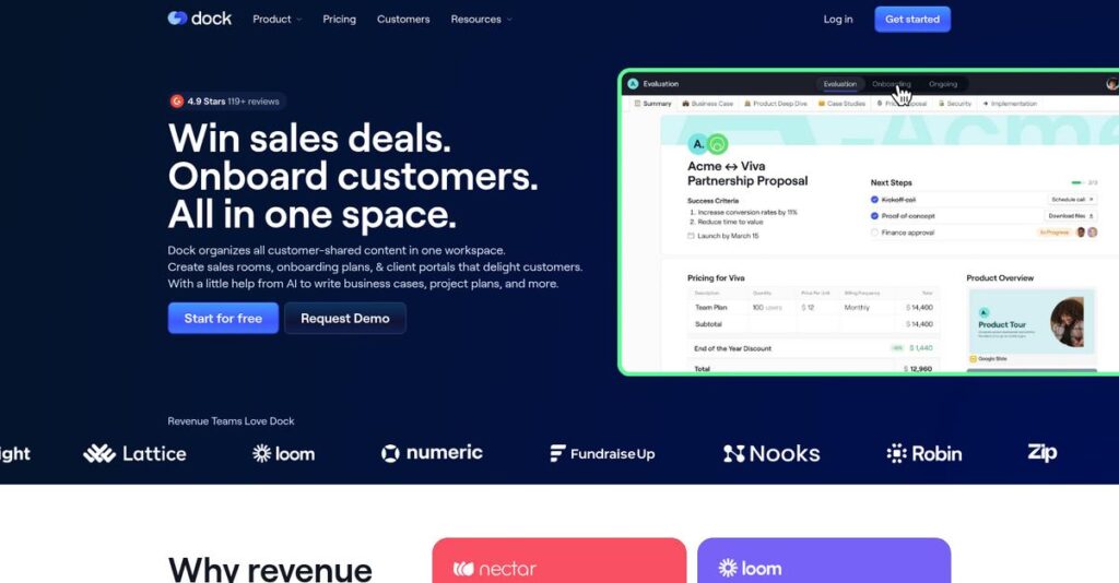 Dock Homepage