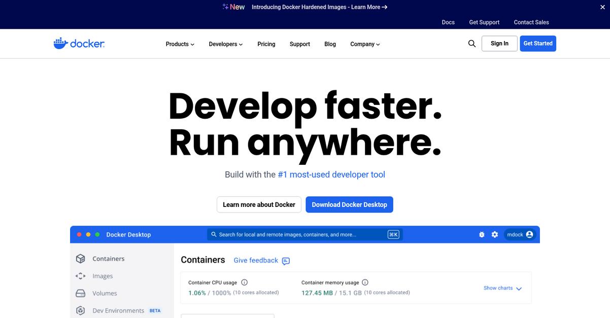 Docker Homepage