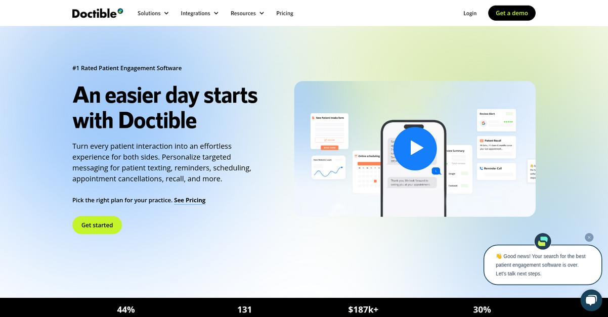 Doctible Homepage