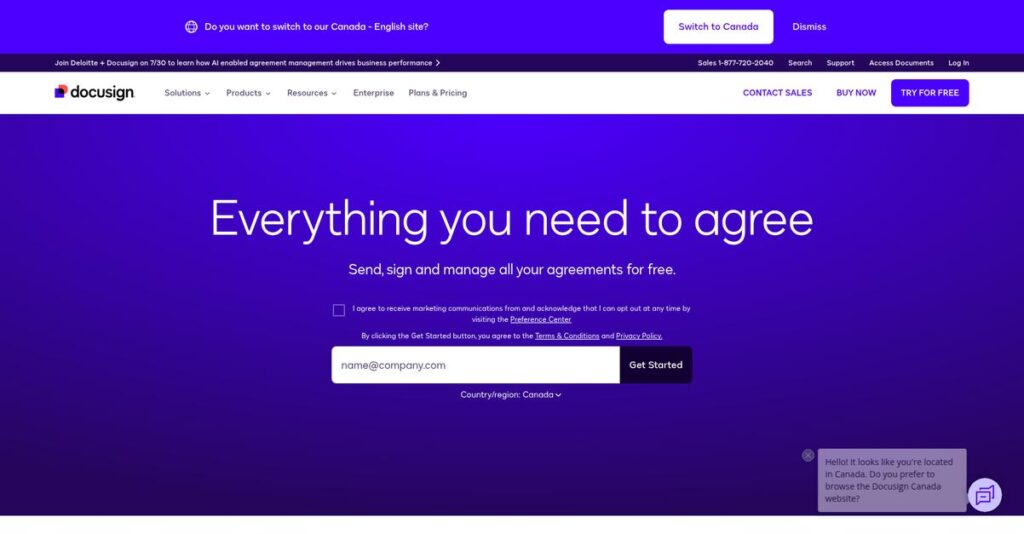 DocuSign Homepage
