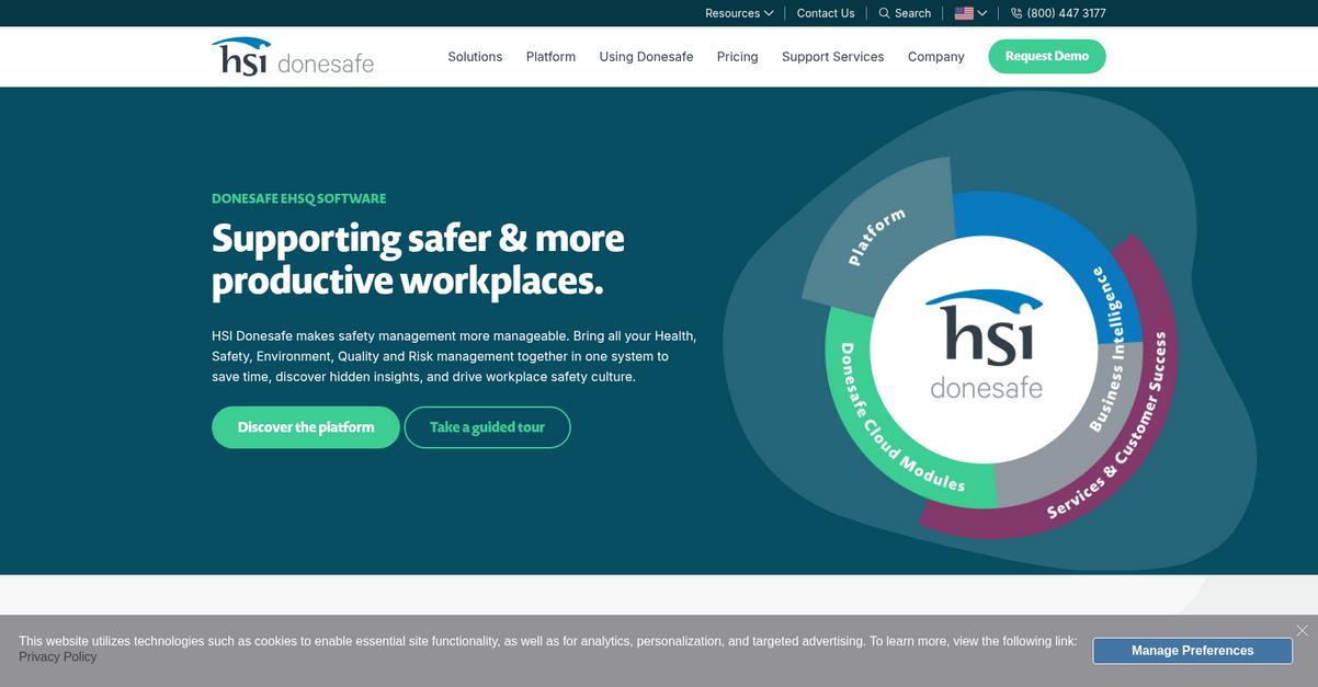Donesafe Homepage