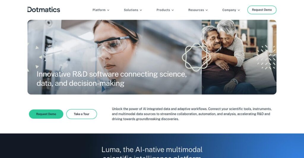 Dotmatics Homepage