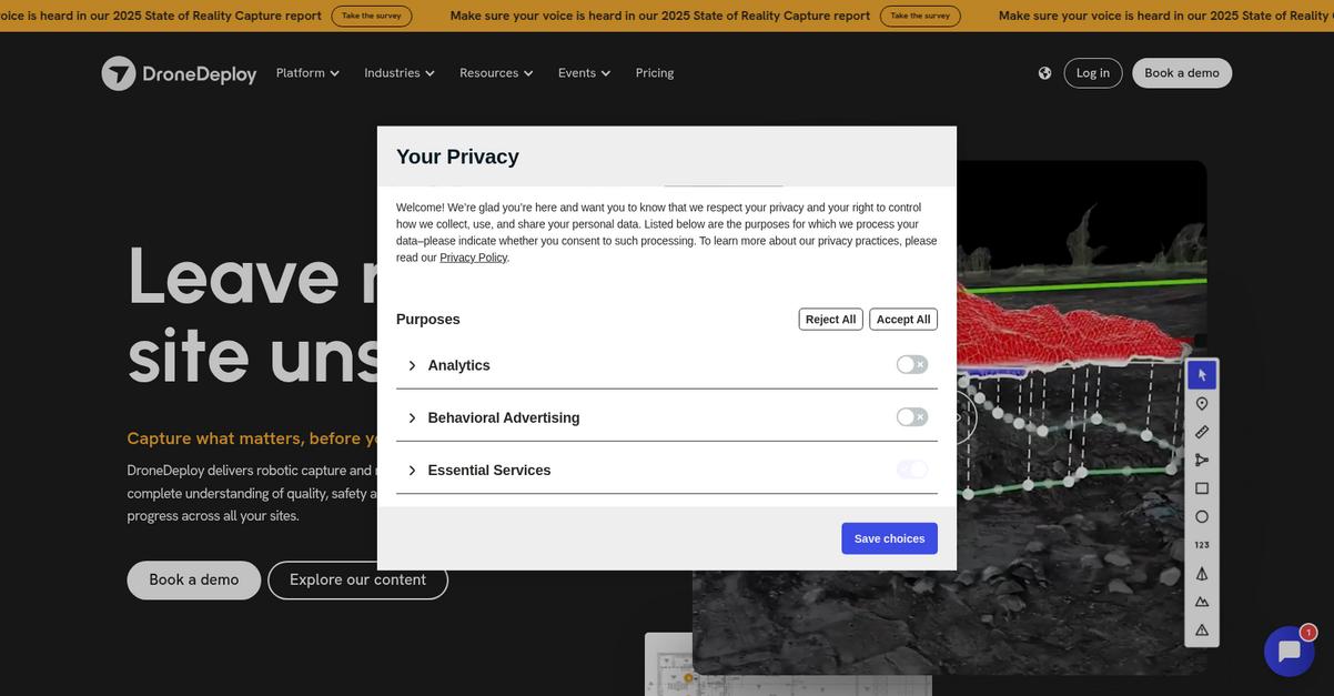 Drone Deploy Homepage