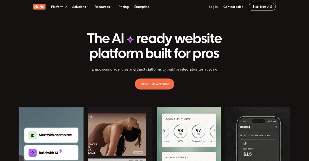 Duda Homepage