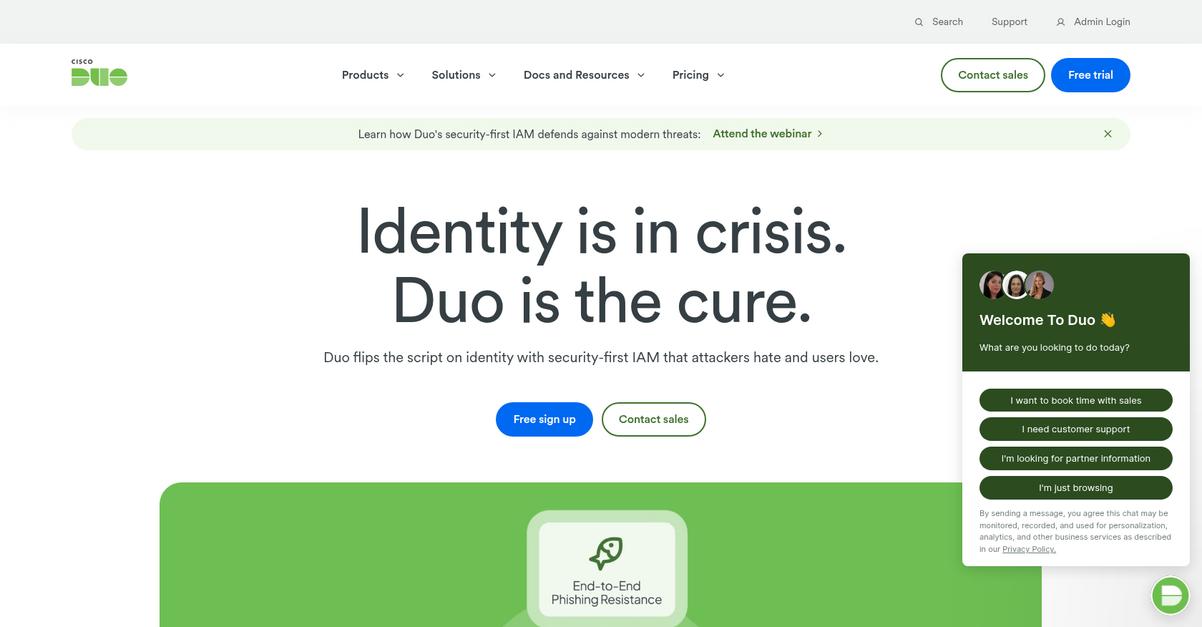 Duo Security Homepage