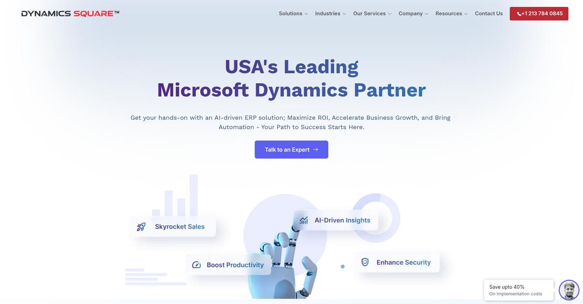 Dynamics Square Homepage