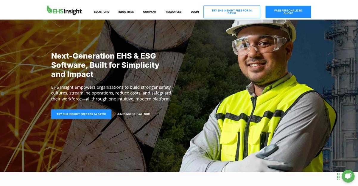 Ehs Insight Homepage