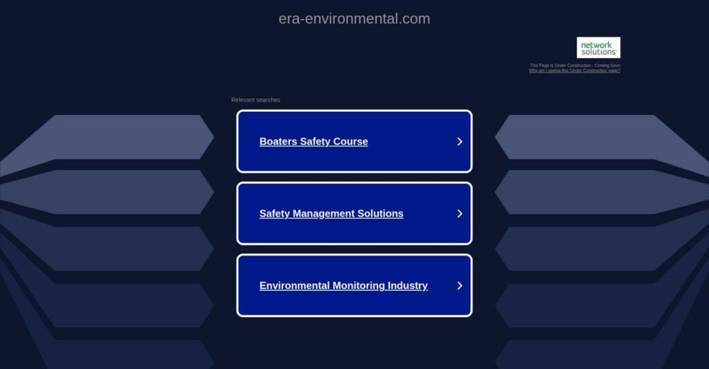 ERA Environmental Homepage