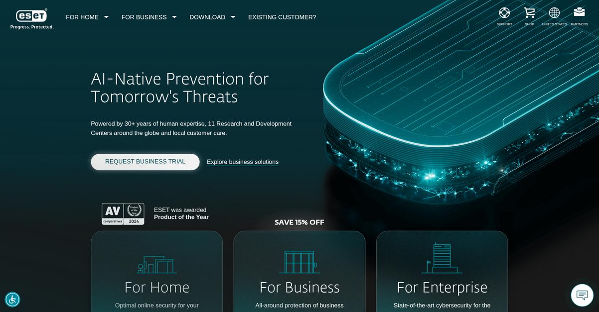 Eset Homepage