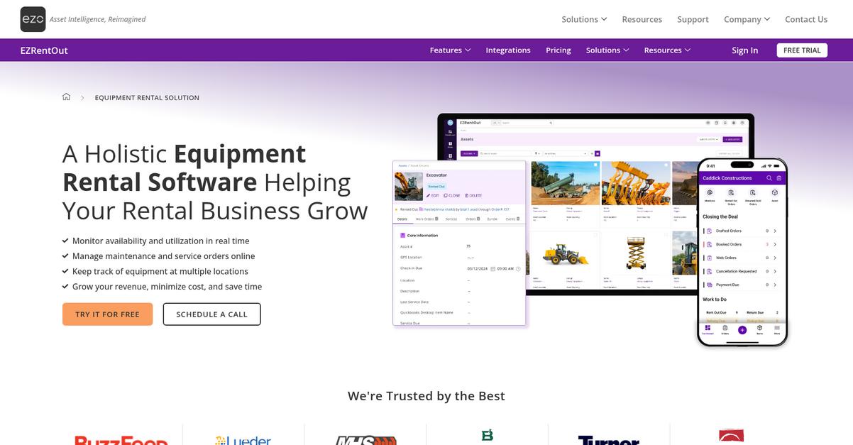 Ezrent Out Homepage