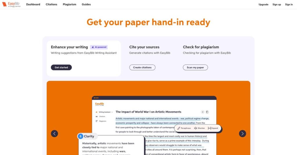 EasyBib Homepage