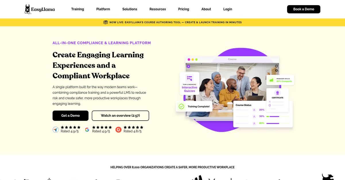 Easy Llama Homepage