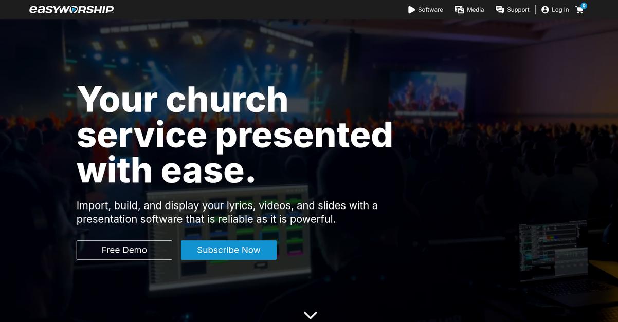 Easy Worship Homepage