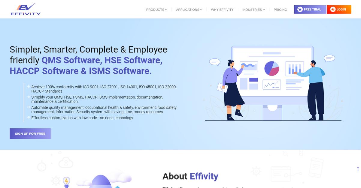 Effivity Homepage