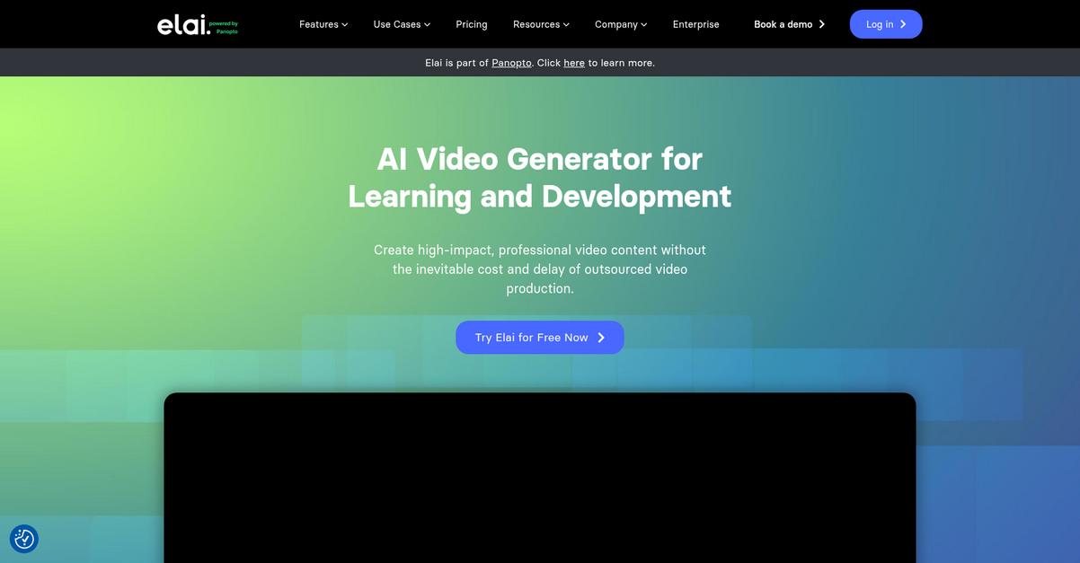 Elai.Io Homepage