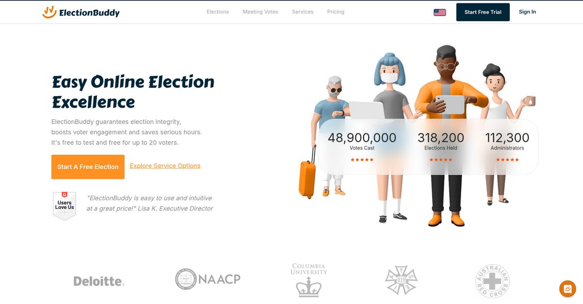 Election Buddy Homepage