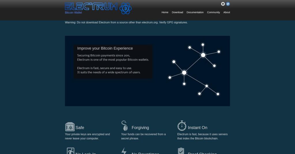 Electrum Homepage
