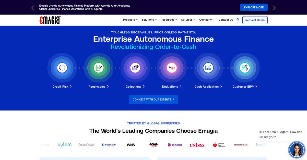 Emagia Homepage