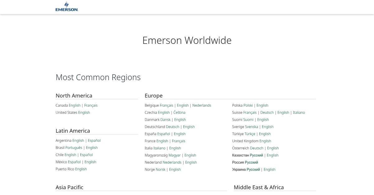 Emerson Homepage