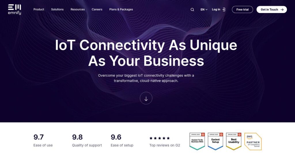 Emnify Homepage