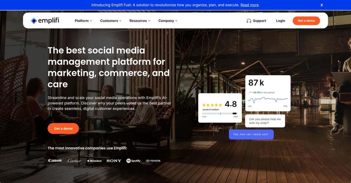 Emplifi Homepage