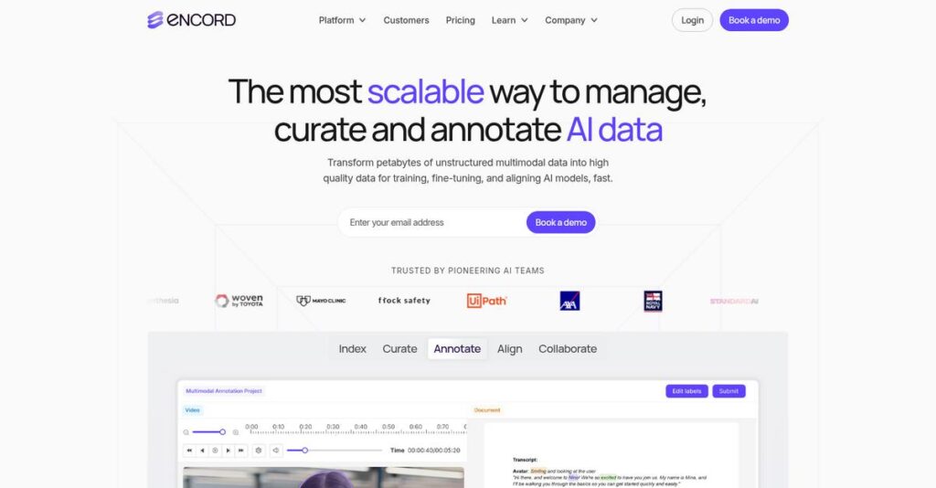 Encord Homepage