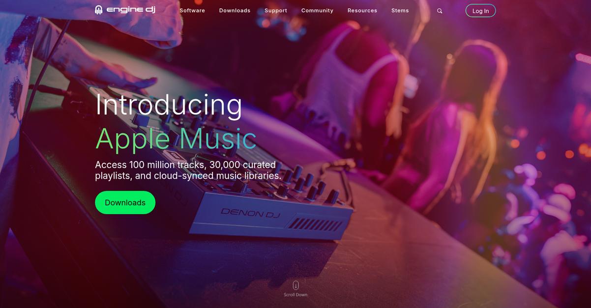 Engine Dj Homepage