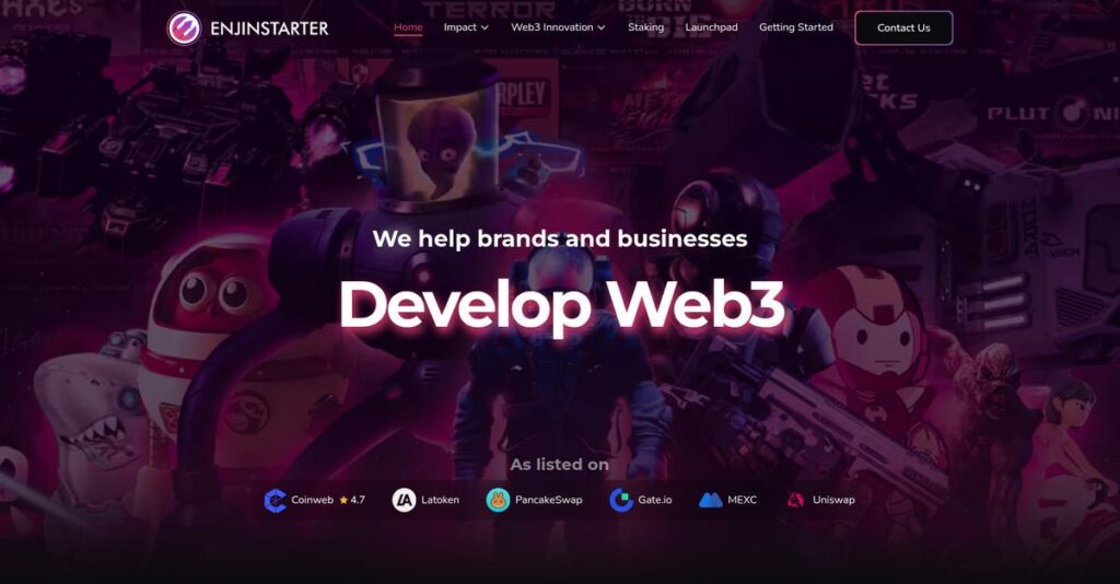 Enjinstarter Homepage