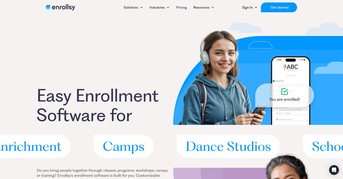 Enrollsy Homepage