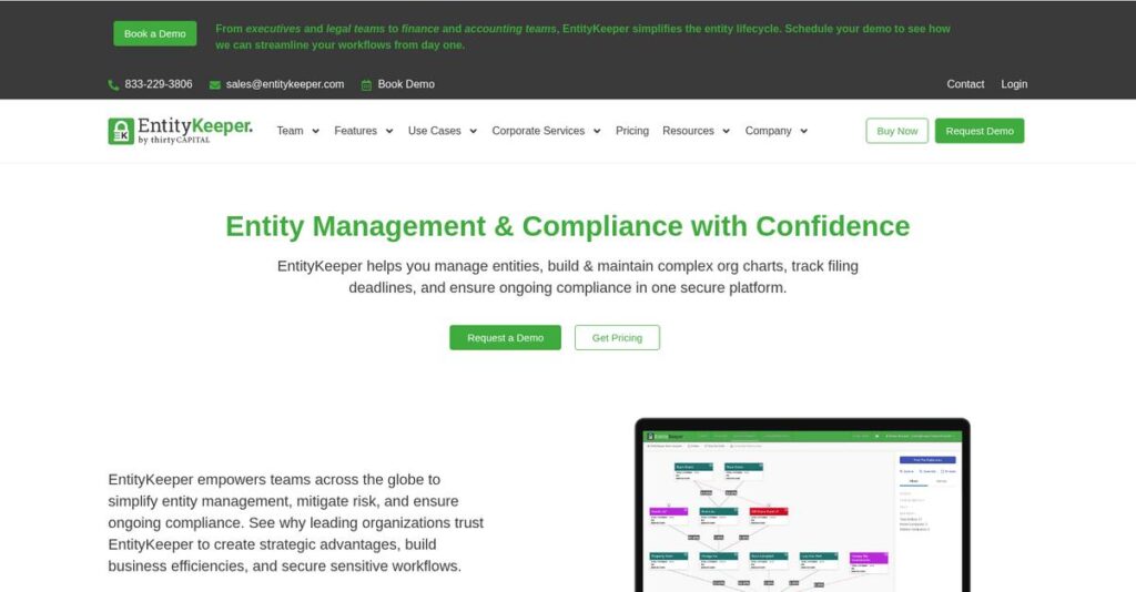Entity Keeper Homepage