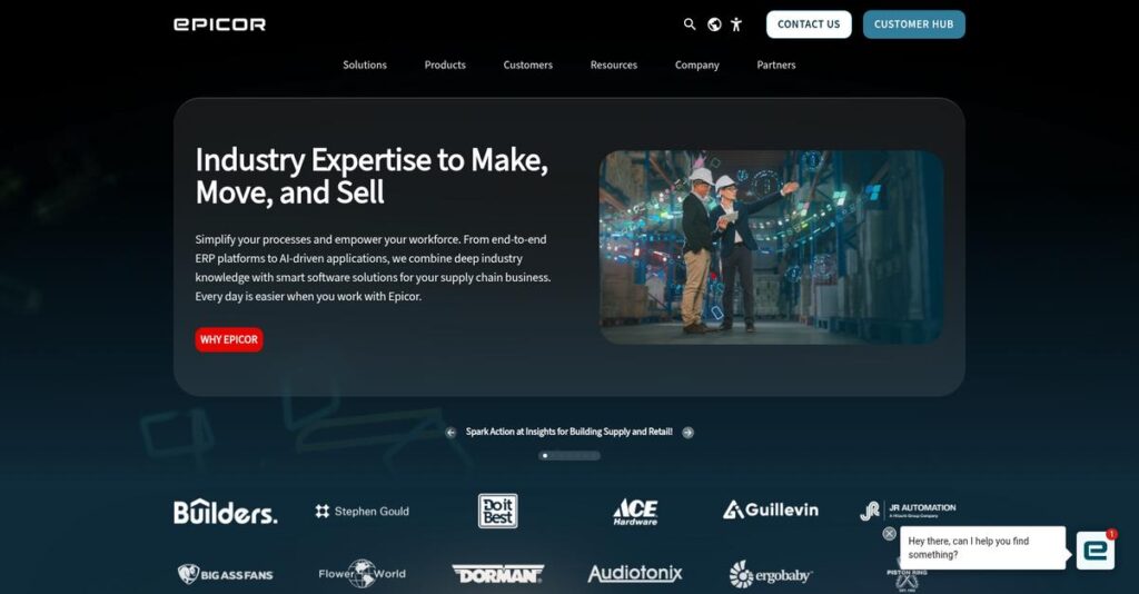 Epicor Homepage