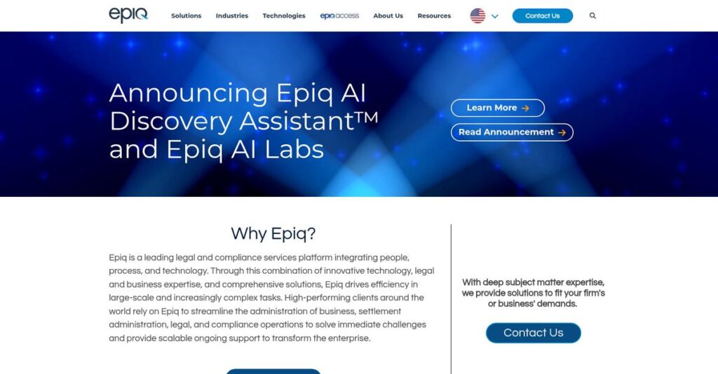 Epiq Homepage