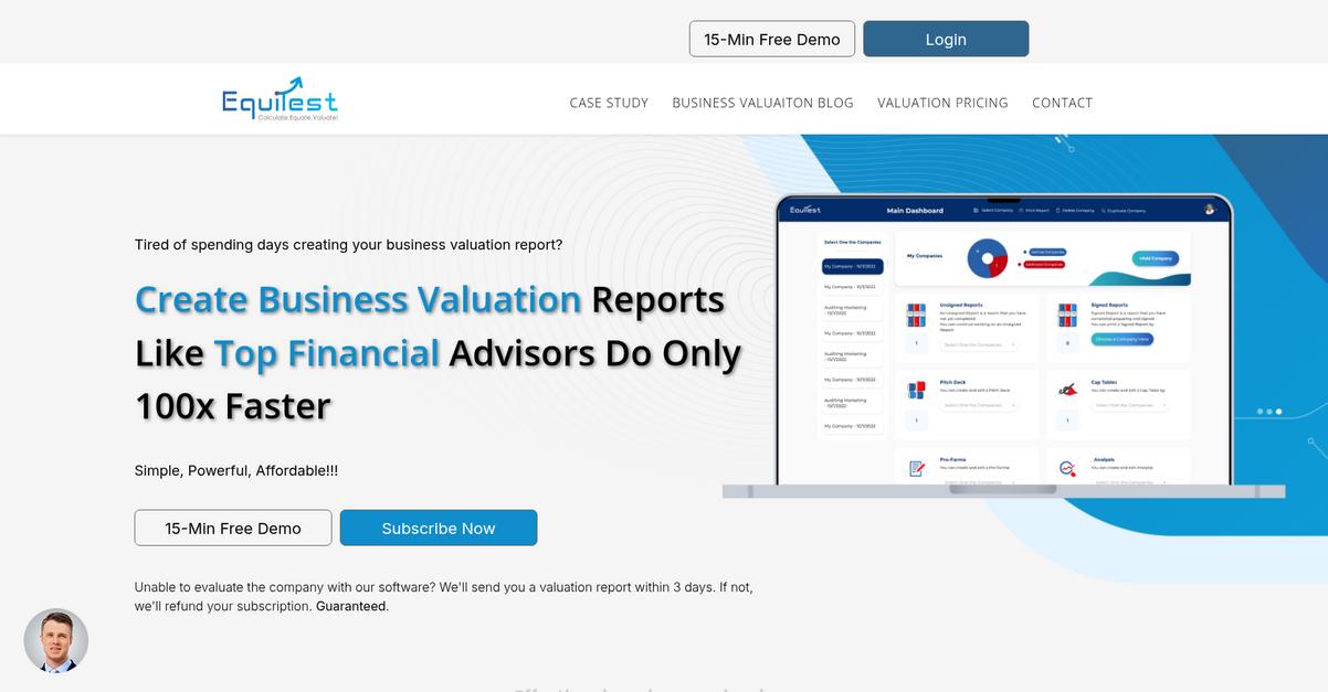 Equitest Homepage