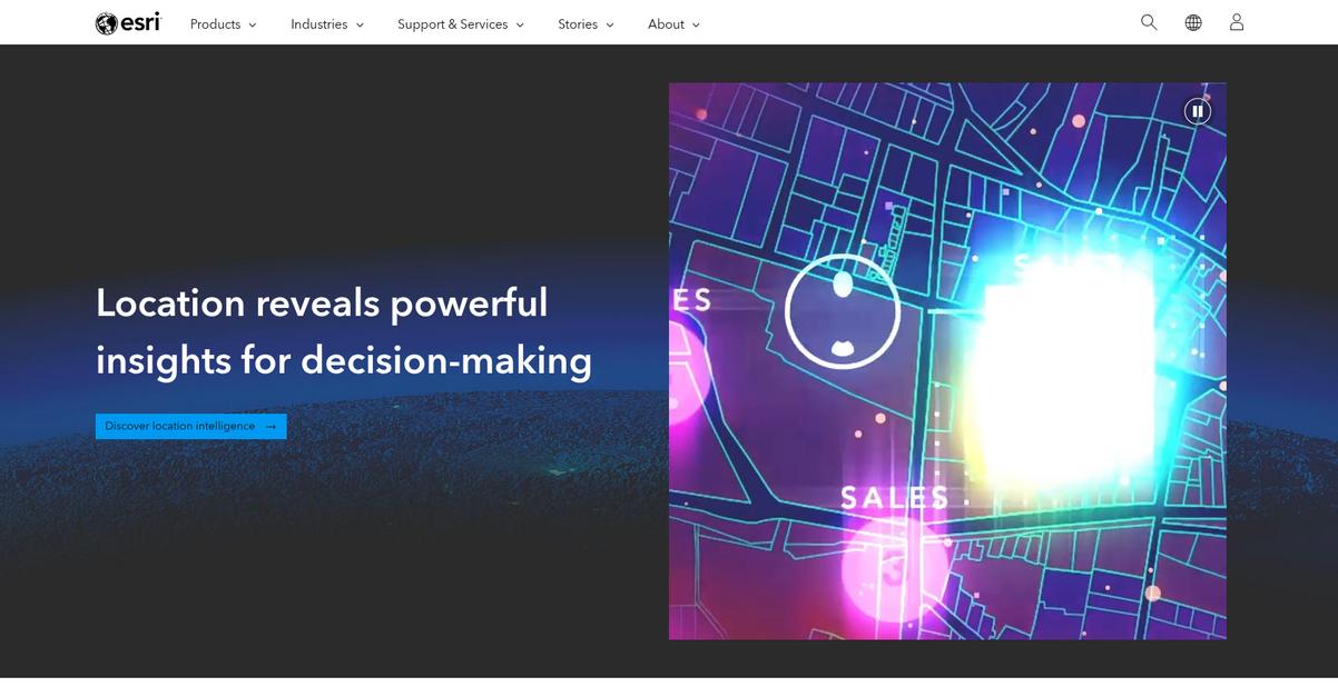 Esri Homepage
